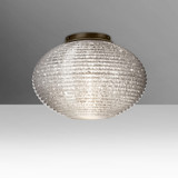Flush Mounts Glass Down by Besa ( 74 | 4913GLC-BR Besa Pape 12 Ceiling ) 