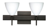 Bathroom Fixtures Two Lights by Besa ( 74 | 2SW-177907-BR-SQ Mia ) 