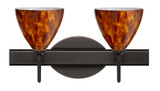 Bathroom Fixtures Two Lights by Besa ( 74 | 2SW-177918-BR Mia ) 