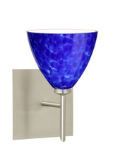 Sconces Single Glass by Besa ( 74 | 1SW-177986-SN-SQ Mia ) 