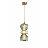 Mini Pendants Glass Down by Avenue Lighting ( 192 | HF8970-GYG Rosewood ) 