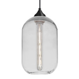 Mini Pendants Glass Down by Besa ( 74 | J-OMEGA12CL-EDIL-BK Besa Omega 12 Pendant ) 