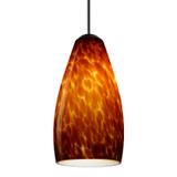 Mini Pendants Glass Down by Besa ( 74 | 1XT-719818-LED-BK Besa Karli Pendant ) 