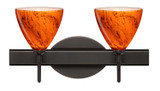 Bathroom Fixtures Two Lights by Besa ( 74 | 2SW-1779HB-BR Mia ) 