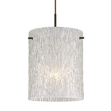 Mini Pendants Glass Down by Besa ( 74 | 1JC-4006GL-LED-BR Besa Tamburo 8 Pendant ) 
