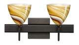 Bathroom Fixtures Two Lights by Besa ( 74 | 2SW-1779HN-BR-SQ Mia ) 