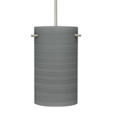 Mini Pendants Glass Down by Besa ( 74 | 1JT-4005TN-LED-SN Besa Tamburo 5 Pendant ) 