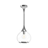 Pendants Glass Down by Alora ( 452 | PD524110CHCL Hazel ) 