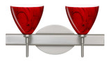 Bathroom Fixtures Two Lights by Besa ( 74 | 2SW-1779MA-SN Mia ) 