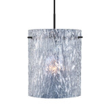 Mini Pendants Glass Down by Besa ( 74 | 1JT-400600-LED-BK Besa Tamburo 8 Pendant ) 