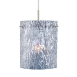Mini Pendants Glass Down by Besa ( 74 | 1JT-400600-LED-SN Besa Tamburo 8 Pendant ) 