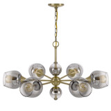Mid. Chandeliers Glass Down by Cal Lighting ( 225 | FX-3757-6 Pendelton ) 