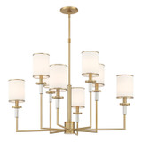 Mid. Chandeliers Candle by Crystorama ( 60 | HAT-478-VG Hatfield ) 