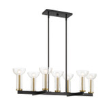 Linear/Island 4 Light + by Designers Fountain ( 43 | D283C-IS-MB Nova ) 