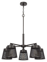 Mid. Chandeliers Metal Shade by Cal Lighting ( 225 | FX-3769-5 Hampton ) 