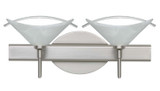 Bathroom Fixtures Two Lights by Besa ( 74 | 2SW-181304-SN Hoppi ) 