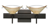 Bathroom Fixtures Two Lights by Besa ( 74 | 2SW-181305-BR-SQ Hoppi ) 