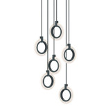 Mini Chandeliers Multi-Port/Cascade by AFX Lighting ( 162 | HLOP08LAJUDBKRND6 Halo ) 