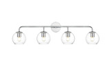 Bathroom Fixtures Four Lights by Elegant Lighting ( 173 | LD7321W37CH Genesis ) 