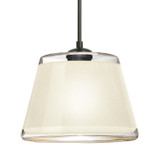 Mini Pendants Glass Down by Besa ( 74 | J-PIC9WH-LED-BK Besa Pica 9 Pendant ) 