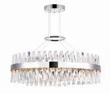 Linear/Island 4 Light + by CWI Lighting ( 401 | 1220P40-601-O Glace ) 
