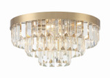 Flush Mounts Glass Down by Crystorama ( 60 | HAY-1403-AG Hayes ) 
