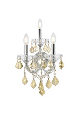 Sconces Triple Candle by Elegant Lighting ( 173 | 2800W3C-GT/RC Maria Theresa ) 