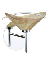 Sconces Single Glass by Besa ( 74 | 1SW-181305-CR Hoppi ) 