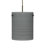 Mini Pendants Glass Down by Besa ( 74 | 1JC-4006TN-BR Besa Tamburo 8 Pendant ) 