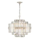 Mid. Chandeliers Glass Down by Crystorama ( 60 | HAY-1405-PN Hayes ) 