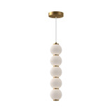Mini Pendants Glass Down by Alora ( 452 | PD531515AGOP-UNV Bijou ) 