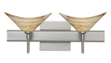Bathroom Fixtures Two Lights by Besa ( 74 | 2SW-191383-SN-SQ Hoppi ) 