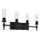 Bathroom Fixtures Four Lights by AFX Lighting ( 162 | HNTV3011MBBK Huntington ) 