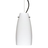 Mini Pendants Glass Down by Besa ( 74 | 1KX-1512KR-LED-BK Besa Tao 10 Pendant ) 