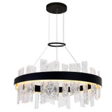 Mid. Chandeliers Ring/Halo by CWI Lighting ( 401 | 1246P32-101 Guadiana ) 