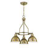 Mini Chandeliers Metal Shade by Craftmade ( 46 | 35923-LB Timarron ) 