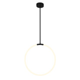 Pendants Glass Down by CWI Lighting ( 401 | 1273P24-1-101 Hoops ) 