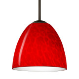 Mini Pendants Glass Down by Besa ( 74 | B-7572RC-LED-BR Besa Sasha Pendant ) 