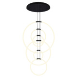 Large Chandeliers Glass Shade by CWI Lighting ( 401 | 1273P35-6-101-R Hoops ) 