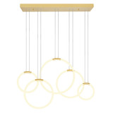 Linear/Island Multi-port/Cascade by CWI Lighting ( 401 | 1273P44-5-602-RC Hoops ) 