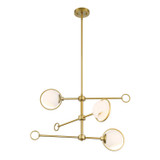 Mid. Chandeliers Glass Down by Designers Fountain ( 43 | D296C-3CH-BG Teatro ) 