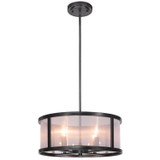Pendants Drum Shade by Craftmade ( 46 | 36794-MBK Danbury ) 