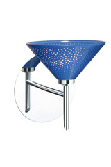 Sconces Single Glass by Besa ( 74 | 1SW-282484-CR Kona ) 