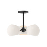 Semi-Flush Mts. Cage by Alora ( 452 | PD548315MBOP Willow ) 