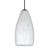 Mini Pendants Glass Down by Besa ( 74 | 1XC-719819-LED-BK Besa Karli Pendant ) 