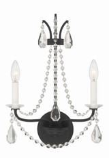 Sconces Double Candle by Crystorama ( 60 | KAR-90902-MK-CL-MWP Karrington ) 