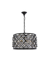 Pendants Drum Shade by Elegant Lighting ( 173 | 1206D20MB-SS/RC Madison ) 