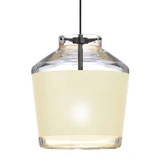 Mini Pendants Glass Down by Besa ( 74 | 1XC-PIC6CR-BK Besa Pica 6 Pendant ) 