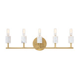Bathroom Fixtures Five+Lights by Designers Fountain ( 43 | D304C-5B-BG Star Dust ) 