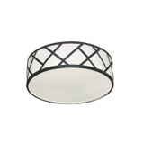 Flush Mounts Drum Shade by AFX Lighting ( 162 | HVNF17LAJUDBK-MS Haven ) 